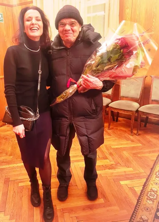 Елена Махова встретилась с Константином Райкиным