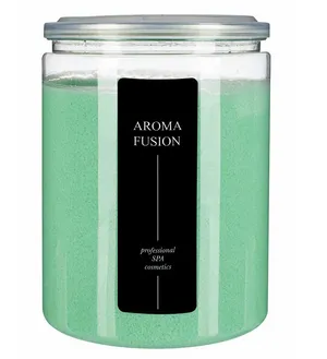 Соляной скраб Лемонграсс 1 кг, Арома Фьюжн AROMA FUSION
