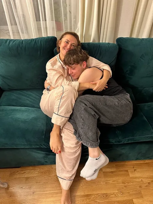 Ваня Дмитриенко с мамой Ваня Дмитриенко с мамой