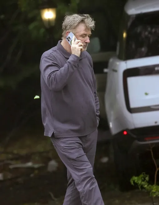 Алек Болдуин на месте ДТП