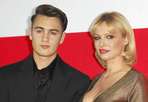 Памела Андерсон с сыном Брэндоном Ли