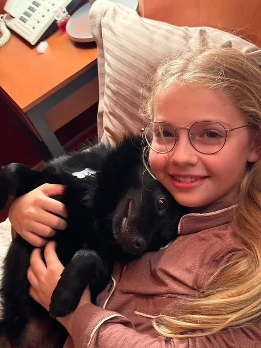 Лиза Галкина с домашней любимицей в Латвии Лиза Галкина с домашней любимицей в Латвии