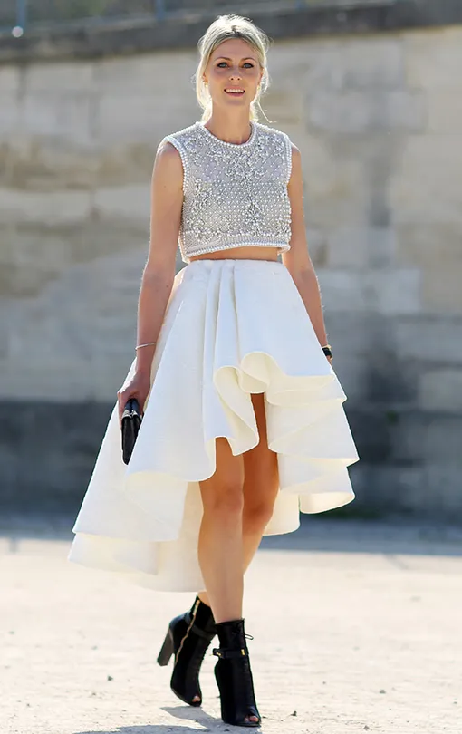 как носить белое