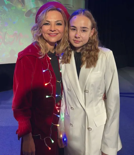 Маруся Левкина с дочерью Никой