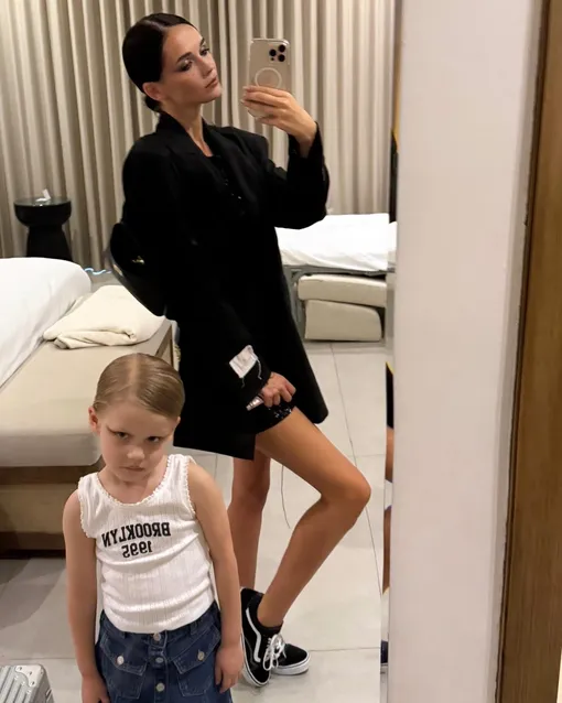 Софья Синицына с дочерью от Павла Табакова