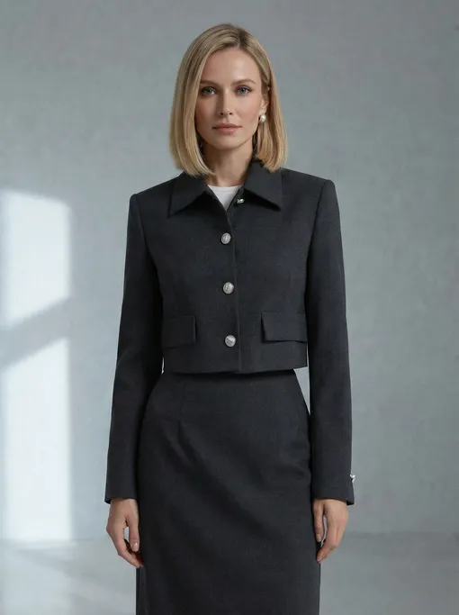 Укороченный жакет