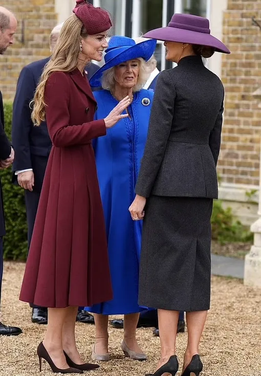 Королева Камилла, Мелания Трамп и Кейт Миддлтон