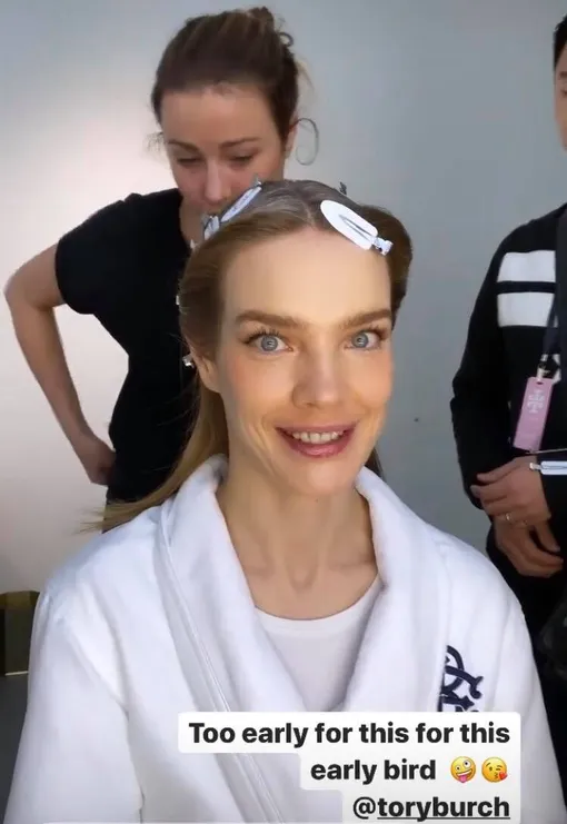 Наталья Водянова готовится к шоу