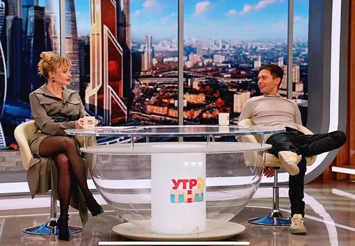 Аристарх Венес побеседовал с ведущей Екатериной Решновой в шоу «УТРО.ТНТ»