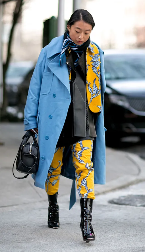 модные образы с пальто фото