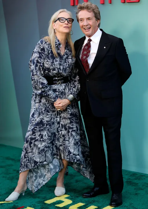 Мерил Стрип и Мартин Шорт на премьере последнего сезона сериала «Убийства в одном здании»