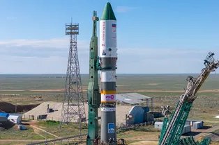 От эфира к космосу: телеканал РУ.ТВ отметил 20-летие символическим запуском логотипа на орбиту