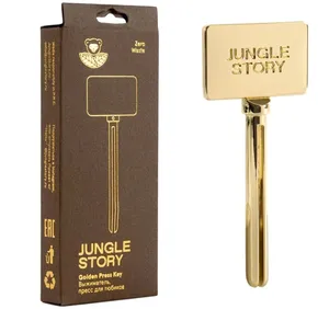 Пресс для зубной пасты «Jungle Story», биоразлагаемый, цинковый сплав, золотистый