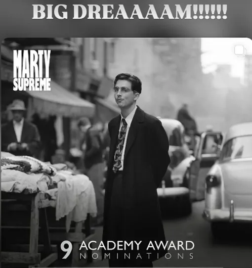 Тимоти Шаламе третий раз претендует на «Оскар»