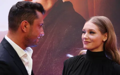 Павел Прилучный и Кристина Асмус на премьере фильма «Мажор в Сочи»