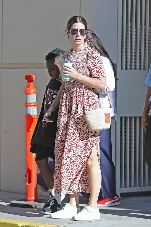 Сандра Буллок с сыном Лу Сандра Буллок с сыном Лу