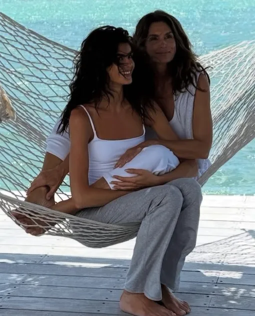 Синди Кроуфорд с дочерью