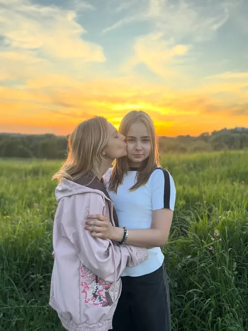 Маруся Левкина с дочерью Маруся Левкина с дочерью