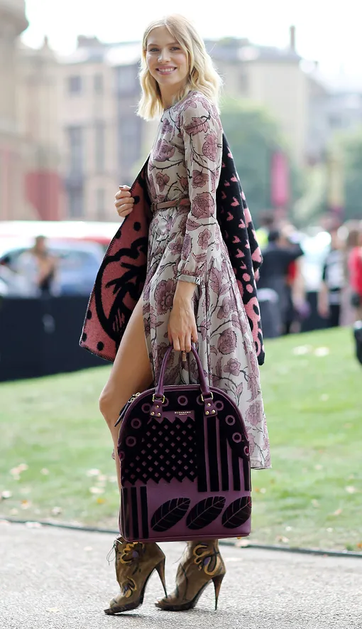 цветочный принт в одежде как сочетать