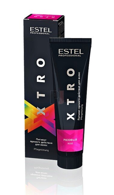 Пигмент прямого действия для волос, розовый, XTRO BLACK, Estel, 285 руб.