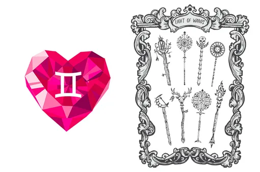 Карта Таро 8 жезлов