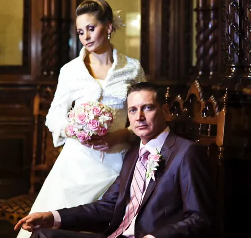 Наталья Кормилина и Константин Кордо-Сысоев на свадьбе