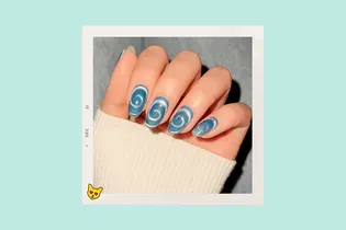 Магнитные волны: 6 необычных идей маникюра «кошачий глаз», который покорит все соцсети этой весной