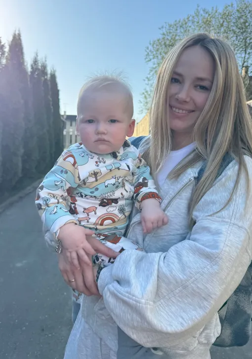 Зоя Бербер с сыном