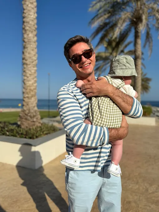 Иван Стебунов с сыном