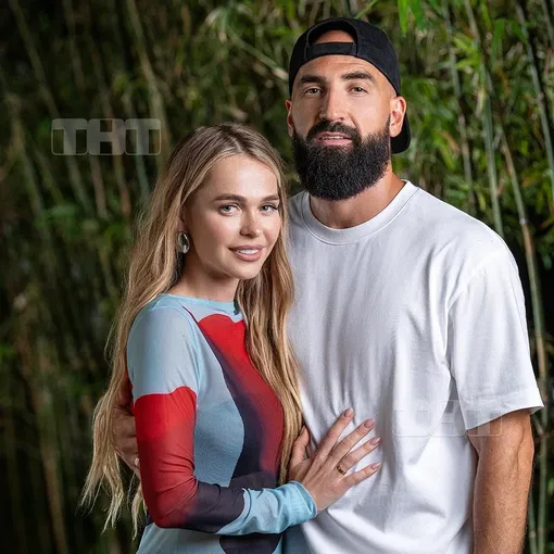 Анна Хилькевич и ее муж Артур Мартиросян на шоу