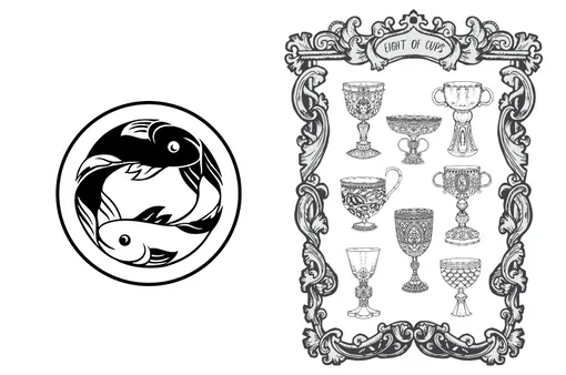 Таро 8 кубков