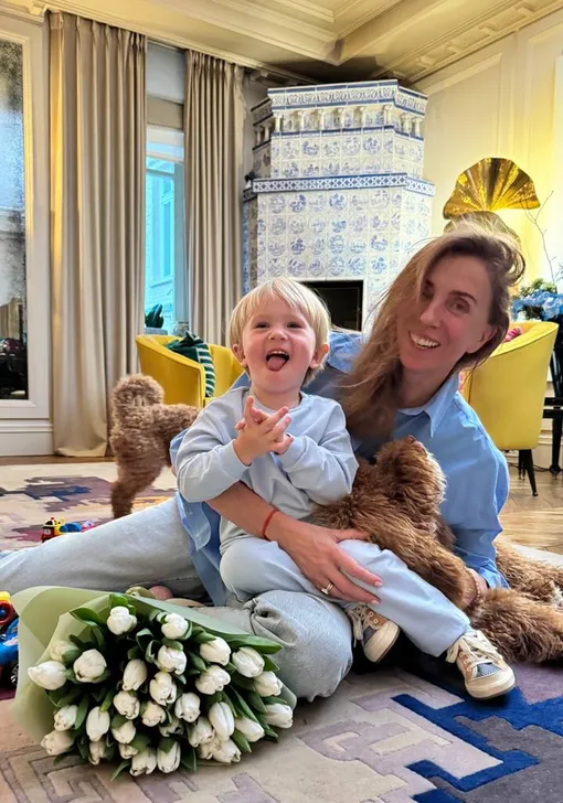 Светлана Бондарчук родила сына Петра в 54 года