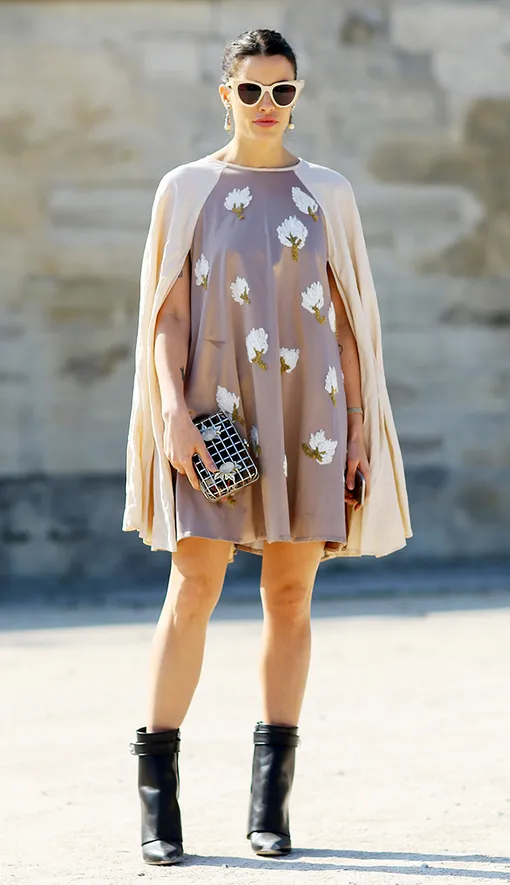 цветочный принт в одежде осень 2015 фото