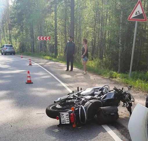 На месте смертельного ДТП На месте смертельного ДТП