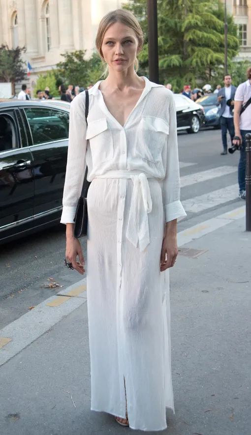 модное платье рубашка сочетания