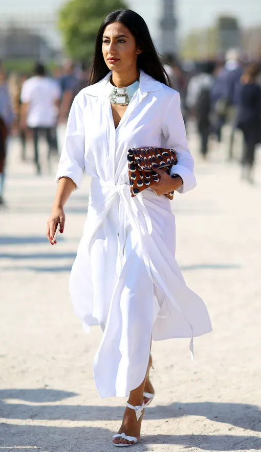 модное платье рубашка