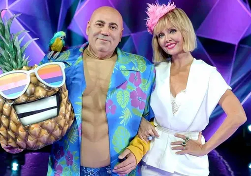 Иосиф Пригожин и его жена Валерия на шоу «Маска»