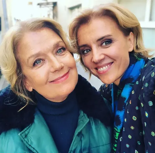 Ирина Алферова с дочерью Ксенией