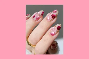 Ногти-витраж: как повторить дома маникюр glass pink roses, который выглядит как сложный салонный дизайн