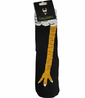 Носки Crazy Llama's носки с принтом, crazy llama's, носки имитация куриных лап