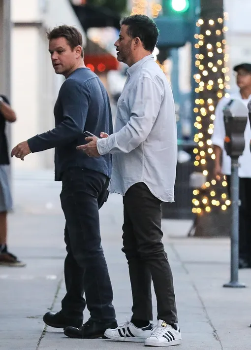 Мэтт Дэймон и Джимми Киммел