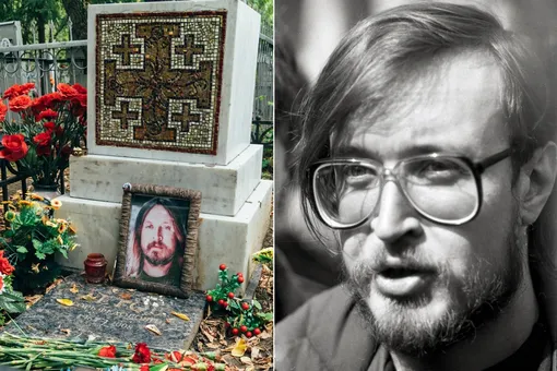 Свиная голова с надписями: вандалы осквернили памятник на могиле Егора Летова в Омске Свиная голова с надписями: вандалы осквернили памятник на могиле Егора Летова в Омске