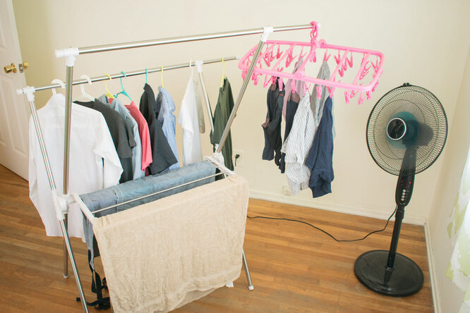 how to quickly dry all clothes after washing