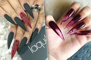 Только не это: в моду входит маникюр в стиле «ногти вампира» Только не это: в моду входит маникюр в стиле «ногти вампира»