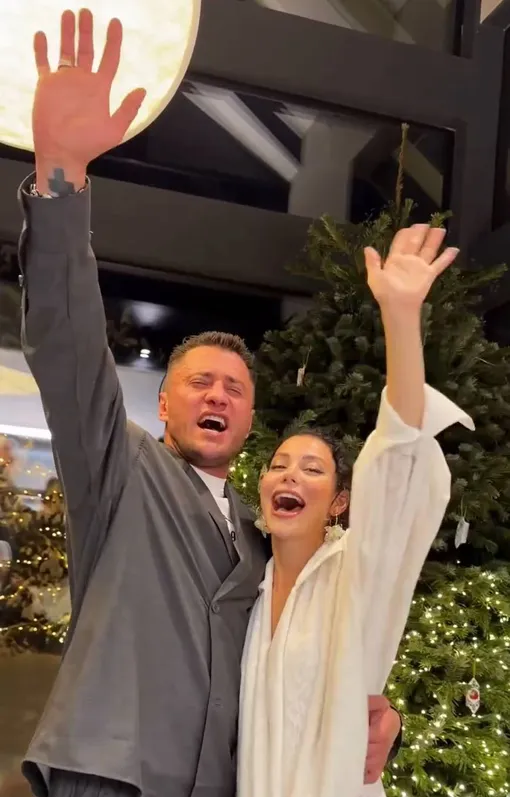 Супруги Павел Прилучный и Зепюр Брутян встретили Новый 2026 год