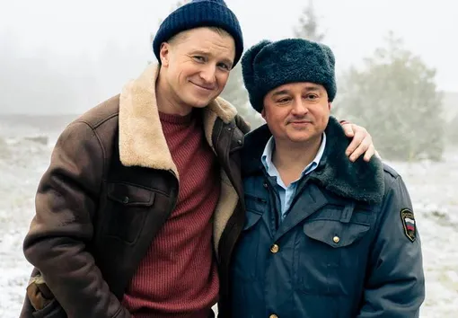 Вячеслав Чепурченко и Максим Лагашкин на съемках сериала «Жуки. Зима» Вячеслав Чепурченко и Максим Лагашкин на съемках сериала «Жуки. Зима»
