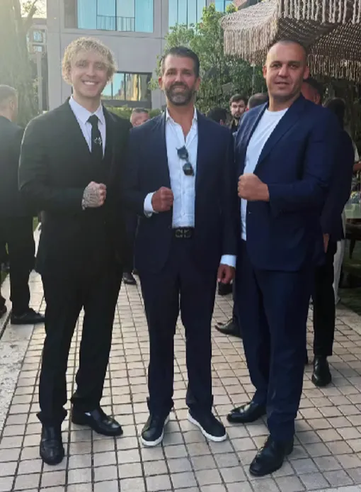 Егор Крид, Дональд Трамп-младший и Умар Кремлев