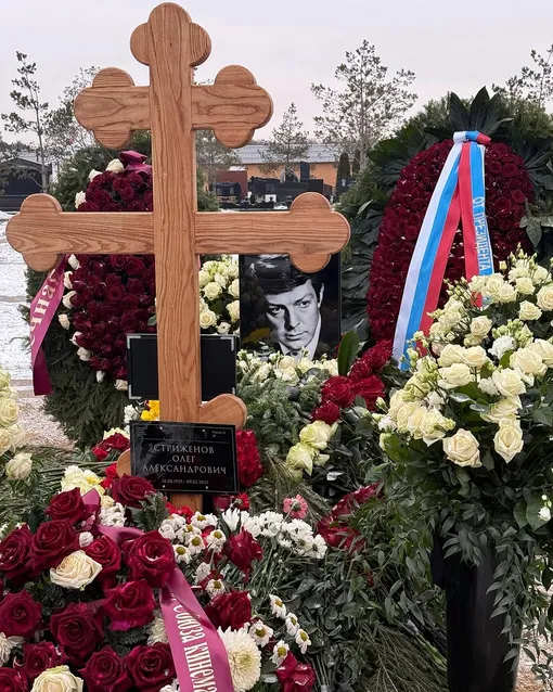 Могила Олега Стриженова Могила Олега Стриженова