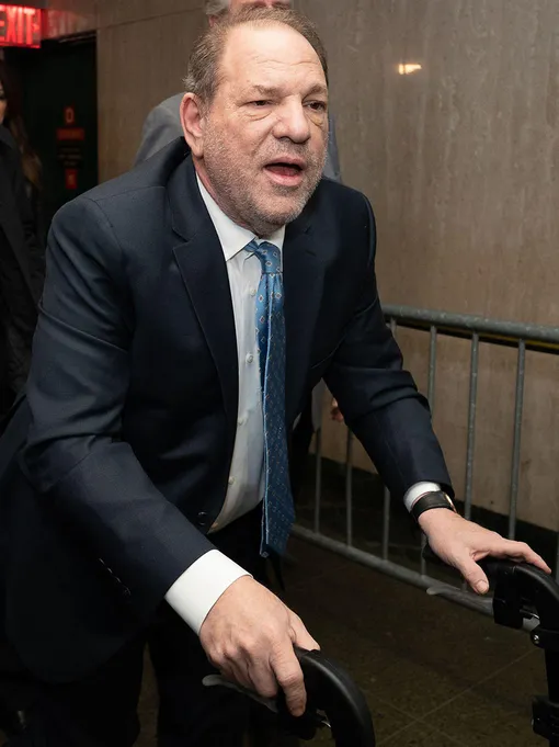 Харви Вайнштейн на судебном заседании