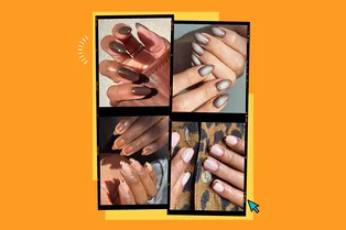 Корица, карамель и какао: 14 роскошных идей маникюра в разных оттенках коричневого